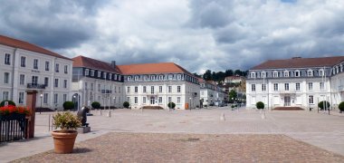 Herzogplatz mit Rathaus in Zweibrücken